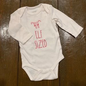 Rae Dunn Christmas Onesie